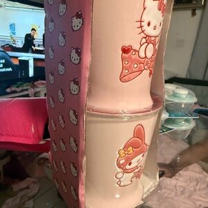 Sanrio Pink Hello Kitty & My Melody Ceramic Mug Duo